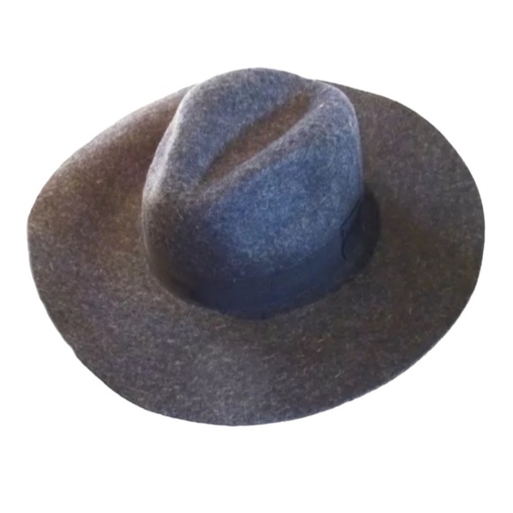 Michael Stars Grey Wide Brim Fedora Women\
